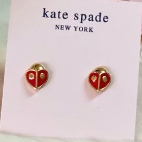 KATE SPADE Animal Party Ladybug Stud Earrings - Picture 4 of 4